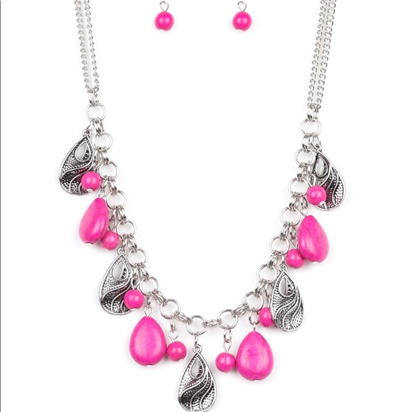 Pink necklace